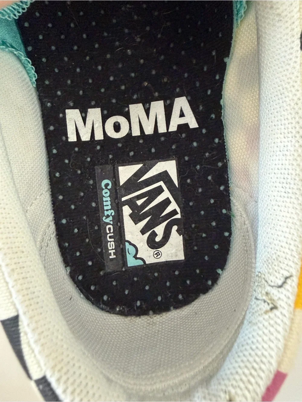 Vans x MOMA Collab - Checkerboard Low-Top Sneakers